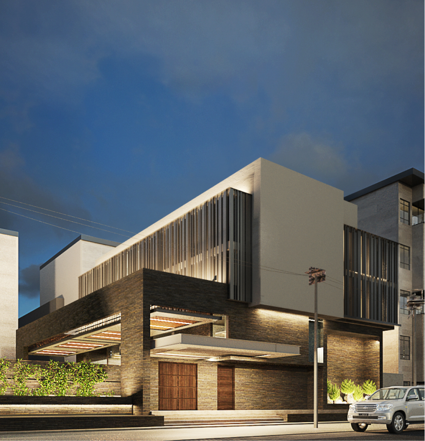 Contemporary private office building